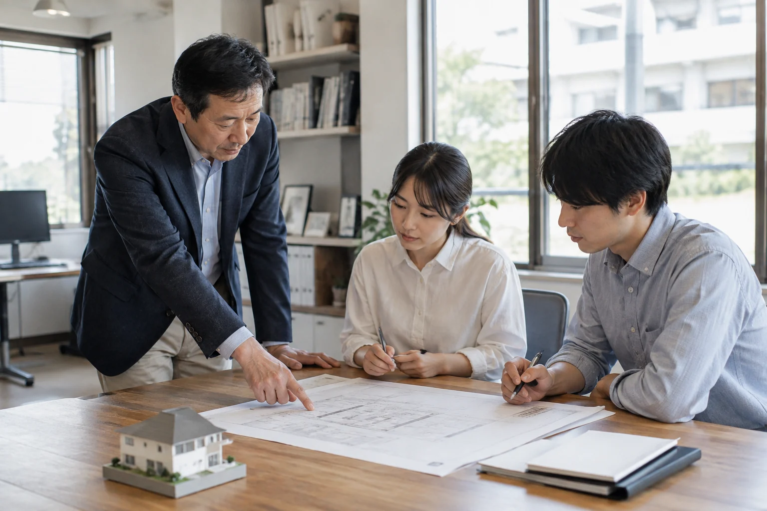 数字の前提を開いて話すための仕事の場面