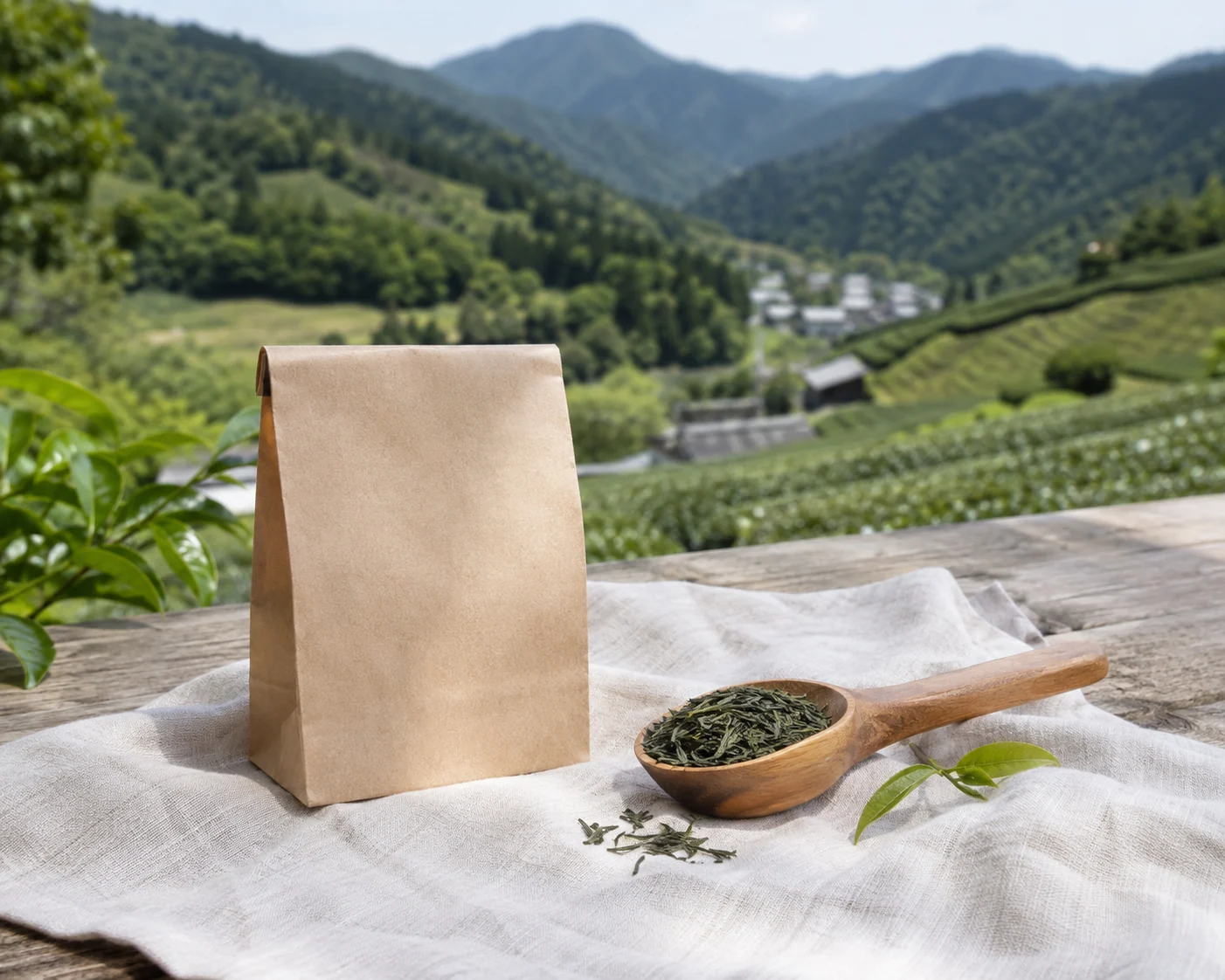 山あいの煎茶の商品写真